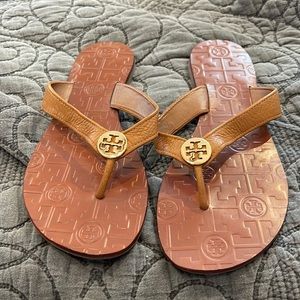 Tory Burch Sz 8 Thora Sandals— Royal Tan *Worn ONCE*